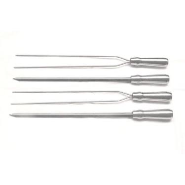 Imagem de Conjunto de 4 espetos para churrascos simples e duplo - Plenitude