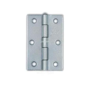 Imagem de Dobradiça Mun Aço 3 Pol. Sem Anel Reta Bicromatizada e Galvanizada (Galvanizada)