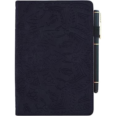 Imagem de Capa para Lenovo Tab M10 HD 2ª geração 10,1 polegadas 2020 capa fólio de couro PU premium com suporte para lápis e bolso para cartão para Lenovo Tab M10 HD 2ª geração 10,1 polegadas TB-X306F /