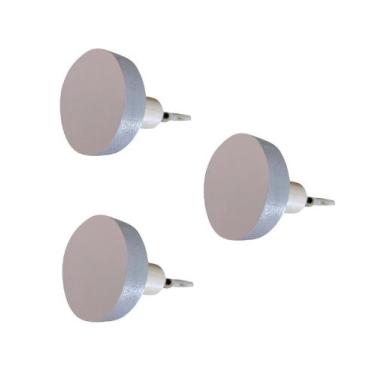 Imagem de 3 Ganchos Penduradores de Parede MDF Colorido 15mm Bola - Hanger Decor