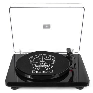 Imagem de Vitrola Toca-Discos Diamond Black Agulha Japonesa D - Echo Vintage