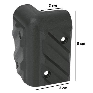 Imagem de Cantoneira Grande Permak Arredondada Plástico Para Caixa Unt