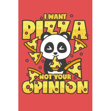 Imagem de Pizza Panda: Notizbuch (120 Seiten, 15x23cm, gepunktet) Dotted Bullet Grid Tagebuch Journal