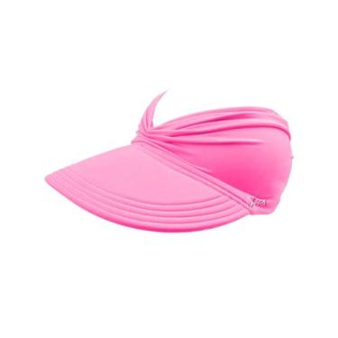 Imagem de Viseira Turbante Com Proteção Uv (Chapéu de Praia) - Várias Cores - Na