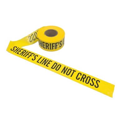 Imagem de Crime Scene Barricade Tape (Yellow-Sheriff) …
