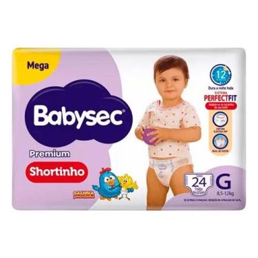 Imagem de Fralda Babysec Shortinho Pants Galinha Pintadinha G com 24 unidades