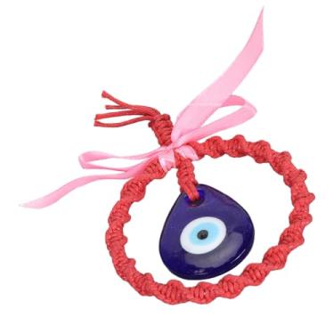 Imagem de O Olho Azul Pêndos Pend Ique Toca Ornamento para Retrovisor Decoração de Casa Com Sorte (Vermelho)