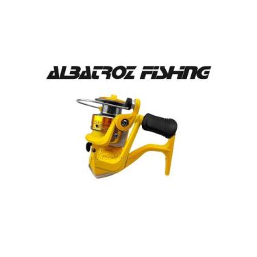 Imagem de Molinete Albatroz Fishing Cardeal - 3 Rolamentos, Amarelo