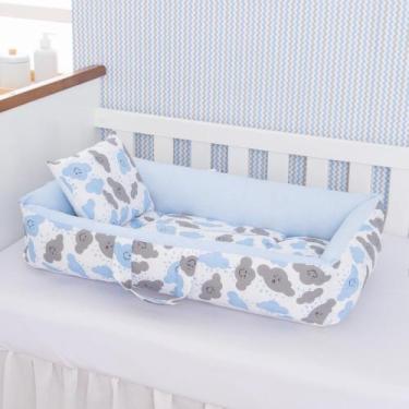 Imagem de Ninho Redutor de Berço para Bebe Tema de Nuvem - Pandora Baby Enxovais
