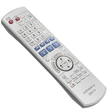 Imagem de Controle remoto de substituição EUR7659Y10 adequado para gravador de DVD Panasonic VCR DMR-ES25 DMR-ES15 DMR-ES15P DMR-ES15PC DMR-ES15S DMR-ES25S DMRES25 DMRES15 DMRES15P DMRES15PC DMRES15S DMRES25S
