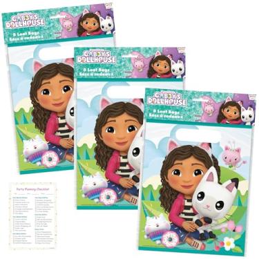Imagem de Unique Gabby Dollhouse Party Bags - 24 Pack, Gabbys Dollhouse Goodie Bags for Party Favors, Checklist - Gabby Dollhouse Party Decorations & Birthday Party Supplies