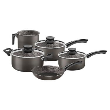 Imagem de Jogo De Panelas Tramontina Paris 28599601 Chumbo 28599601