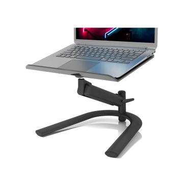 Imagem de Suporte De Mesa Para Notebook Até 16 Com Regulagem Contínua De Altura Octoo Clipway-note Preto