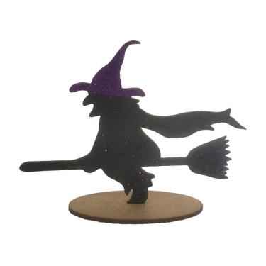 Imagem de Decoração Halloween Bruxa Enfeite De Mesa