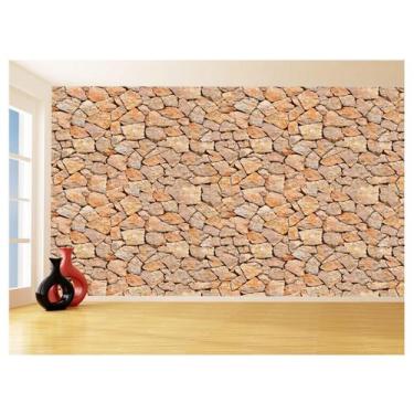 Imagem de Papel De Parede 3D Pedras Sala Quarto Cozinha 3,5M Stn07 - Você Decora
