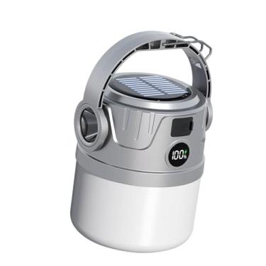 Imagem de YIJU Lanterna de acampamento, luz de emergência portátil para áreas externas, lâmpada de tenda para mercado noturno, pátio de emergência, , jardim