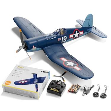 Imagem de VOLANTEXRC Brushless RC Plane, 4 Channel Remote Control Airplanes with 6-Axis Gyro,3 Modes & Aerobatics, 2.4GHz Radio Controlled Aircraft for Beginners & Adults