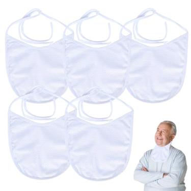 Imagem de Capa para estoma de pescoço de traqueostomia (branco-5 peças, grande)