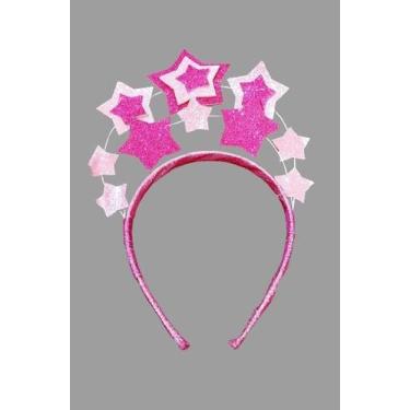 Imagem de Tiara Estrela Rose - Festas e Fantasias