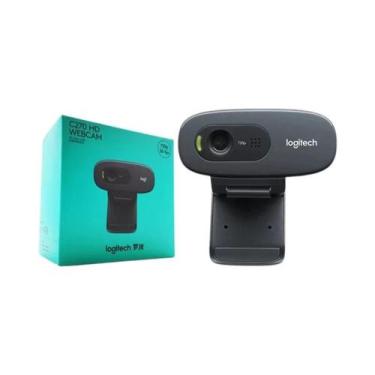 Imagem de Logitech-c270 c270i webcam, hd 720p, com microfone embutido, para bate