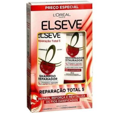 Imagem de Kit L'Oréal Paris Reparação Total 5 Shampoo 375ml + Condicionador 170m