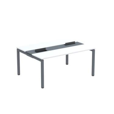 Imagem de Estação de Trabalho Mesa Plataforma Escritório Dupla para 2 Pessoas co