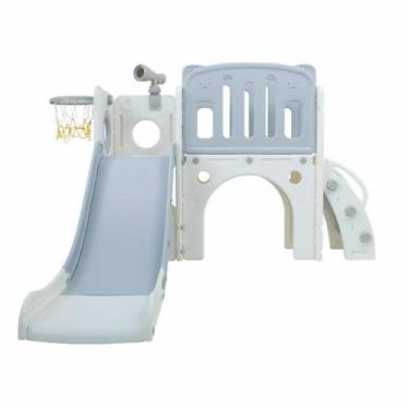 Imagem de Playground Infantil Mini Mundo Grey 2 Torres - Freso