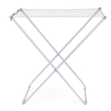 Imagem de Varal De Chão Dobrável 830 X 500 X 800mm Na Cor Branco