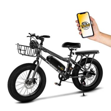 Imagem de Bicicleta Elétrica Two Dogs Bigfoot T1 750w 48v Aro 20 c/ Alarme e 2 L