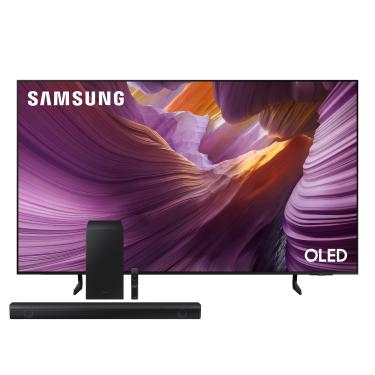 Imagem de Conjunto Smart TV 55” 4K Samsung Neo QLED QN55S85FAGXZD + Soundbar Samsung HW-Q600C 360W Bluetooth Dolby Atmos 
