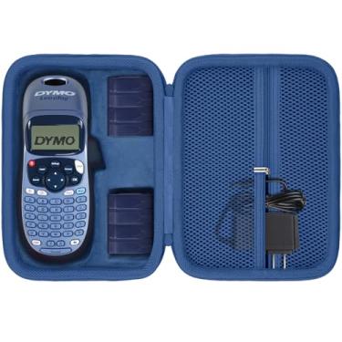 Imagem de Baval Capa para impressora de etiquetas compatível com DYMO LetraTag LT-100H/LT-100H Plus máquina de etiquetas portátil (caixa azul)