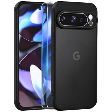 Imagem de TR4U The Resource For You Capa fosca 3 em 1 com 2 protetores de tela compatíveis com Google Pixel 10 Pro XL, [à prova de choque] [proteção de grau militar] Capa protetora para Pixel 10 Pro XL (2025)