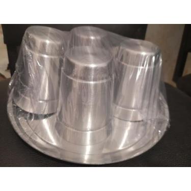 Imagem de Conjunto de bandeja 4 copos - Fort lar