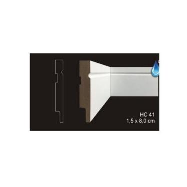 Imagem de RODAPÉ CAVIMAD C/PASSA FIO 15 x 80 - HC41 12 BARRAS - Adrel/Cavimad