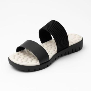 Imagem de Sandália Ortopédica Feminina Para Esporão Fascite Plantar Anatômica Ma