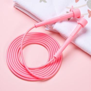 Imagem de Corda individual de PVC para treino – melhora a resistência e a queima de calorias, projetada para treinamento em casa, rotinas de academia ou exercícios ao ar livre