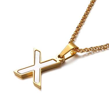 Imagem de 1 colar feminino banhado a prata, brilhante, acabamento em dois tons, joia fina, presente para mamãe, 45cm, Cobre, Sem Pedra Preciosa