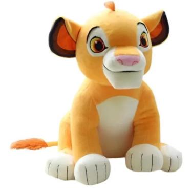 Imagem de Urso Pelúcia Simba Rei Leon Encantador 30cm Macio Antialergico - Peluc