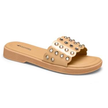 Imagem de Chinelo slide flatform mississipi rasteira sandália , Rose, 37