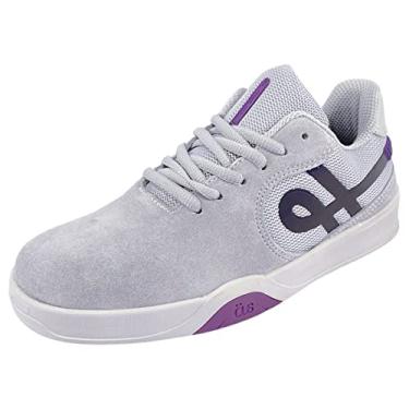 Imagem de Tênis OUS Essencial Imigrante Cinza e Roxo 44