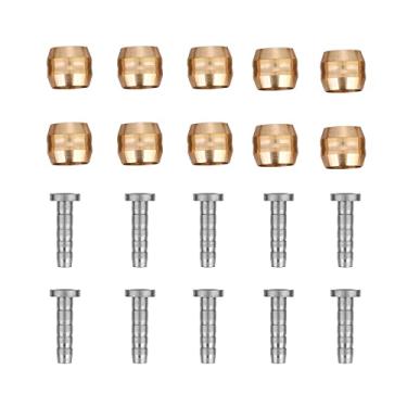 Imagem de Solinder 10 Conjuntos de Mangueira de Freio a Disco Hidráulico, Conector de Azeitona, Peça de Reposição Com BH90, Fácil de Instalar e Resistente de Usar para M615/M675/T750/M785/M985 (BH90)