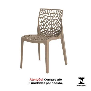 Imagem de Cadeira Gruvyer Nude Sala Cozinha Jantar