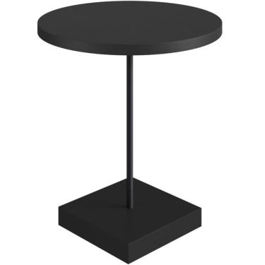 Imagem de Mesa Lateral 52cm Estrutura Preta - Nero