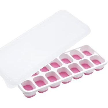 Imagem de Forma de Gelo em Silicone Bandeja com Cavidades Em Silicone Design Moderno para Bebidas Sopas Temperos Papinha