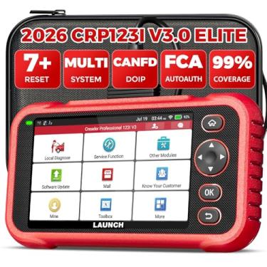 Imagem de LAUNCH OBD2 Scanner- 2023 CRP123E Elite, ABS SRS Airbag TCM Leitor de código do motor, serviço de óleo/liberação do corpo do acelerador/teste de reposição SAS/bateria, código de falha de leitura e redefinição, AutoVIN, ferramenta gratuita de verificação de atualização vitalícia