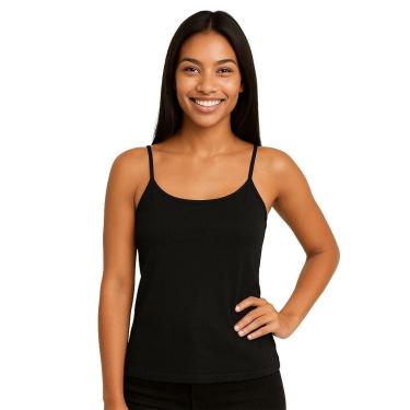 Imagem de Blusa Regata Feminina de Alcinha Lisa-Feminino