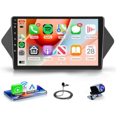 Imagem de Rádio estéreo automotivo 4 núcleos 4G + 64G Android 15 para Honda Acura MDX 2007-2013, Rimoody Wireless Carplay Andorid link espelho automático 22 cm HD Touchscreen GPS WiFi Bluetooth FM/RDS EQ-32 SWC