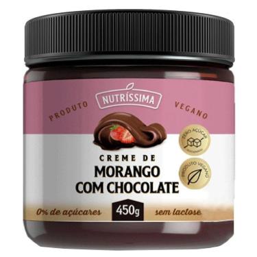 Imagem de Creme de Morango com Chocolate - Nutríssima 450g-Unissex