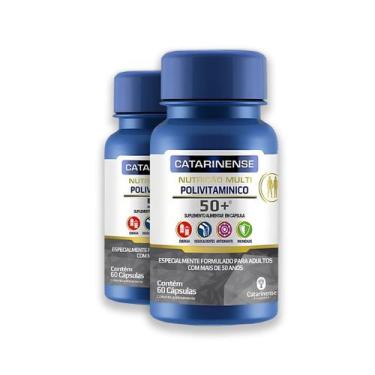 Imagem de Kit 2 Polivitamínico Sênior +50 Catarinense 60 Cápsulas