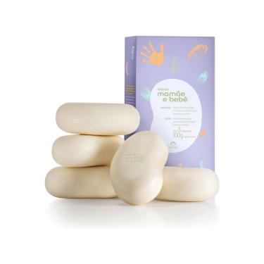 Imagem de Natura Mamãe e Bebê sabonete em barra relaxante 5x100G